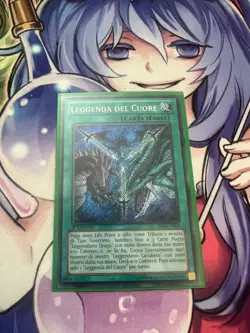 LEGEND OF HEART SECRET RARE ITALIAN DRLG-EN006 IT006 NEAR MINT YUGIOH - Image 1