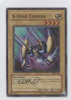 X-Head Cannon Unlimited YuGiOh Magician's Force #MFC-004 2003 READ - Image 1