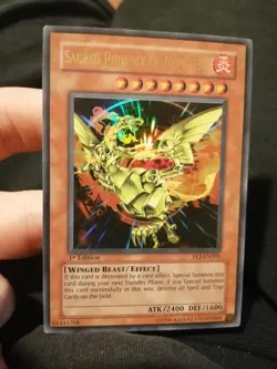 Yugioh Sacred Phoenix of Nepht FET-EN005 Ultra Rare 1st Ed Eng NM - Image 1