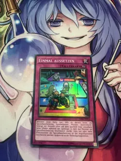 LOSE 1 TURN GERMAN SUPER RARE AP08-EN013 DE013 NEAR MINT YUGIOH - Image 1