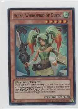 Reeze Whirlwind of Gusto 1st Ed. YuGiOh Hidden Arsenal 6: Omega Xyz #HA06-EN012 - Image 1
