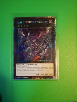 Yugioh Dark Rebellion Xyz Dragon CT12-EN002 Platinum Secret Rare NM - Image 2