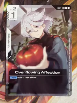 Gundam Card Game Overflowing Affection GD01-118 Promo Alt Art Newtype Challenge - Image 1