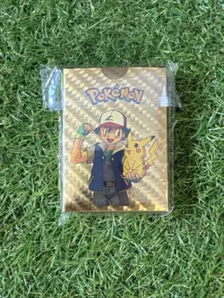 54Pcs Pokemon Card Foil GOLD PACK CARDS TCG - Image 1