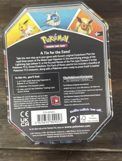 Pokemon Trading Card Game: Eevee Evolutions Tin - Booster Pack Brand New Sealed 820650809057 - Image 2