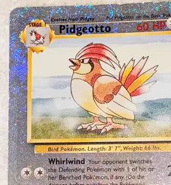 Pidgeotto 34/110 Legendary Collection Firework Reverse Holo Pokemon Card DMG - Image 3