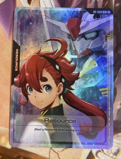 Gundam Card Resource Suletta Mercury Aerial RP-009 P Promo EnglishGENCON 2025 - Image 1