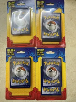 4 New Pokemon 20 Mystery Card w/ 1 Rare Foil Factory Sealed Box Set 2019 728192477089 - Image 1