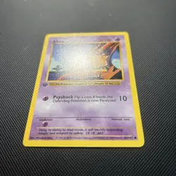 Pokemon Card TCG Abra Shadowless Base Set 1st Edition Common 43/102 VLP - Image 4