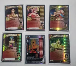 dragon ball z TCG movie 8 promo broly character card set singles 6 cards 00s - Image 1