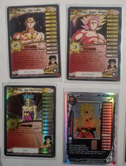 dragon ball z TCG movie 8 promo broly character card set singles 6 cards 00s - Image 2
