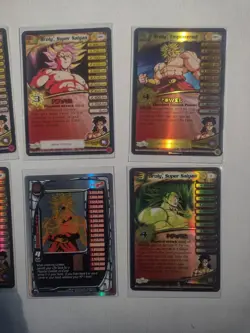dragon ball z TCG movie 8 promo broly character card set singles 6 cards 00s - Image 3