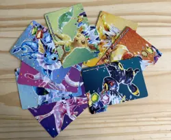 Pokemon Prismatic Evolutions Surprise Box Double Sided Card Dividers 8 Ct Set NM - Image 1
