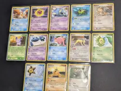 Pokemon Card Lot (13) EX Era 2004-2005 Staryu Starmie Slowpoke Chikorita Meowth - Image 1