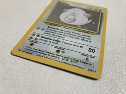 Vintage Pokemon Card Chansey 3/102 Base Set Unlimited Holo Rare Nice #3 - Image 4