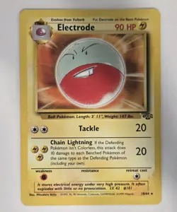 Electrode Jungle 18/64 Unlimited Rare Non Holo 1999 Pokemon TCG Card - Image 1