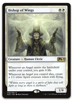 Bishop of Wings #8 (LP) Core Set 2020 M20 Magic MTG - Image 1