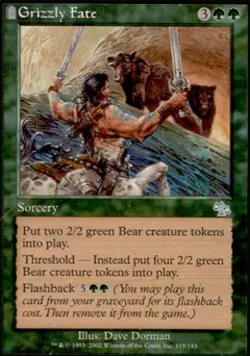 Grizzly Fate - Light Play MTG Judgment - Image 1