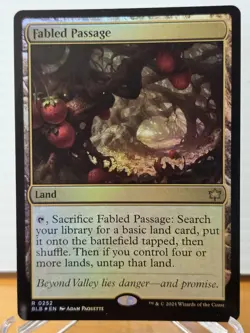 MTG Fabled Passage Bloomburrow 0252 Foil Rare - Image 1