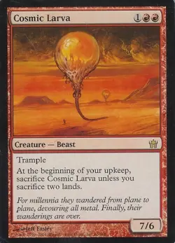 Cosmic Larva - Medium Play MTG Fifth Dawn - Image 1