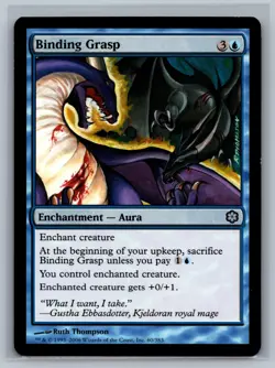 Magic MTG Coldsnap Theme Deck Reprints Binding Grasp #60/383 TCG CCG - Image 1