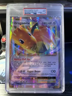 2016 Pokemon XY Evolutions Kanto Power Dragonite EX Jumbo Holo PSA 9 72/108! - Image 1