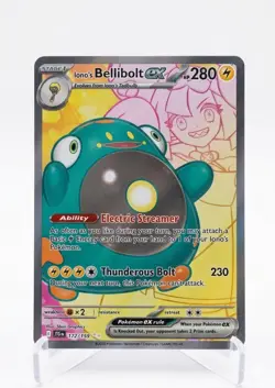 Pokemon: Iono's Bellibolt EX Scarlet & Violet Promo 194 Full Art Holo Near Mint - Image 1