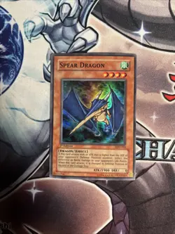 (VHL) Yu-Gi-Oh Spear Dragon LOD-035 Legacy of Darkness 1st Edition LP - Image 1