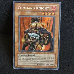 Yu-Gi-Oh Command Knight CT1-EN003 Secret Rare Limited Edition DAMAGED - Image 1
