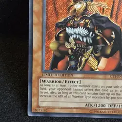 Yu-Gi-Oh Command Knight CT1-EN003 Secret Rare Limited Edition DAMAGED - Image 5