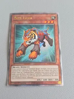 Yugioh Test Tiger RA03-EN189 Quarter Century Rare 1st Ed NM - Image 1