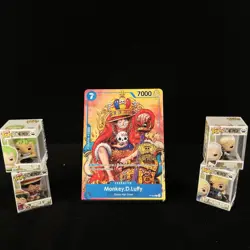 One Piece TCG | Monkey.D.Luffy Alt Art P-043 2nd Anniversary Promo | NM ENG - Image 1