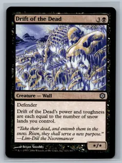 Magic MTG Coldsnap Theme Deck Reprints Drift of the Dead #123/383 TCG CCG - Image 1