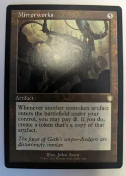 Mirrorworks (Retro Frame) Commander: the Brothers' War - MTG RARE - Image 1