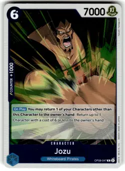 Jozu OP08-047 Two Legends One Piece NM Rare Holo Foil - Image 1