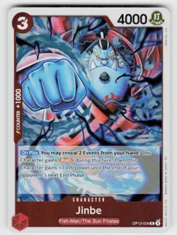 Legacy of the Master #OP12-009 Jinbe - Image 1