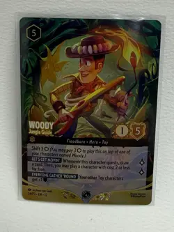 Lorcana Foil Woody - Jungle Guide Set Champs Top-8 Promo Wilds Unknown 54/P3 - Image 1