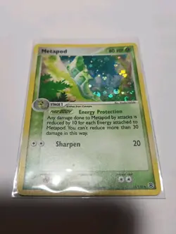 Pokemon Card - Metapod 39/112 - EX FireRed LeafGreen - Reverse Holo VERY LP - Image 1
