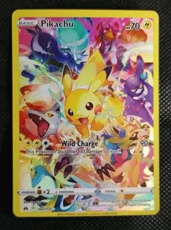 Pokemon Pikachu Full Art Holo Card NM+ 160/159 English 2023 - Image 1