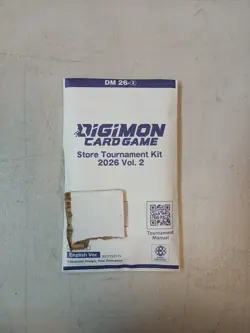 Digimon Card Game Store Tournament Kit 2026 Vol 2 English Sealed - Image 1