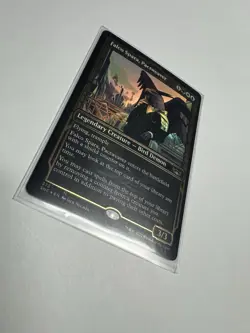 MTG Streets of New Capenna Falco Spara Pactweaver #372 Gilded Foil - PACK FRESH! - Image 3