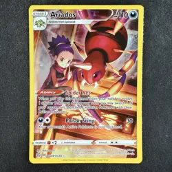 Pokemon TCG Ariados Brilliant Stars Trainer GalleryTG09/TG30 Holo Rare Card 2 - Image 1