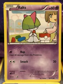 Pokemon Ralts 68/162 Kirlia 69/162 2015 Card Lot Set of 2 - Image 3