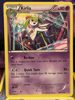 Pokemon Ralts 68/162 Kirlia 69/162 2015 Card Lot Set of 2 - Image 4