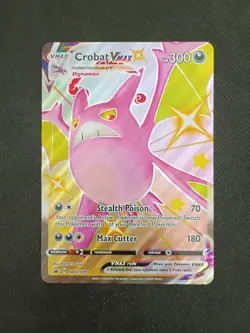 Shiny Crobat VMAX Promo SWSH099 JUMBO Oversize Card Holo NM/M - Image 1