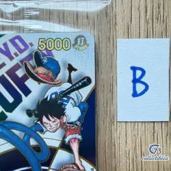 2025 DODGERS X ONE PIECE MONKEY D LUFFY PROMO CARD EB02-010 7/3/25 *SEALED* B - Image 3