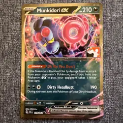 Munkidori ex 037/064 Play! Pokemon Stamp HOLO Pokemon Card Prize Pack - Image 1