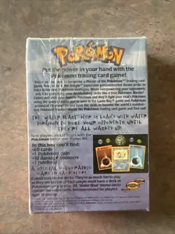 NEW & SEALED Pokemon Water Blast Theme Deck WOTC 1999 Trading Card Game Game - Image 3