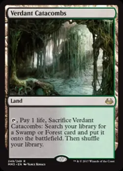 Verdant Catacombs - Damaged / Poor MTG Modern Masters 2017 - Image 1