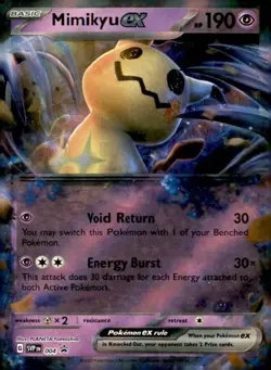 Mimikyu ex Holofoil Promo SV: Scarlet & Violet Promo Cards 004 NM - Image 1